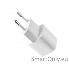 Fixed Mini Travel Charger USB-C/USB-C Cable Fast charging, White, 20 W