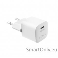 Fixed Mini Travel Charger USB-C/USB-C Cable Fast charging, White, 20 W