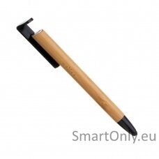 Fixed | Pen With Stylus and Stand | 3 in 1 | Pencil | Stylus for capacitive displays; Stand for phones and tablets | Bamboo