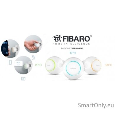 Fibaro | Radiator Thermostat Head | Z-Wave | White 2