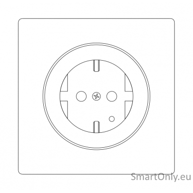 FIBARO Walli Outlet type F, Black Z-Wave EU Fibaro