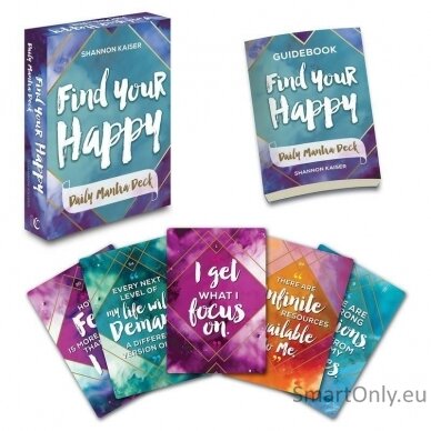 Find Your Happy - Daily Mantra kortos Beyond Words 1