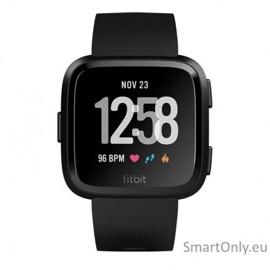 Fitbit Versa NFC Black išmanusis laikrodis 1