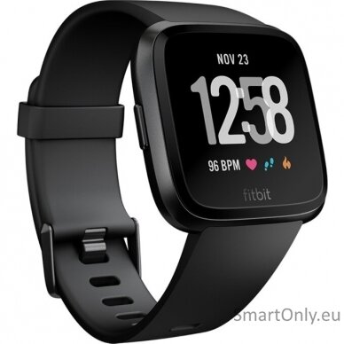 Fitbit Versa NFC Black išmanusis laikrodis