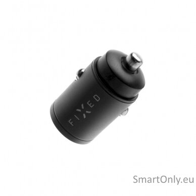 Fixed Car Charger Dual Fast charging, Black, 30 W 2