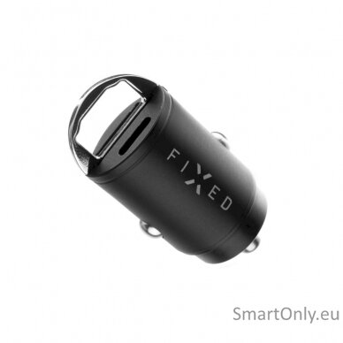 Fixed Car Charger Fast charging, Black, 30 W