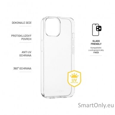 Fixed FIXED Gel Case, Apple, iPhone 14, TPU, Clear 1