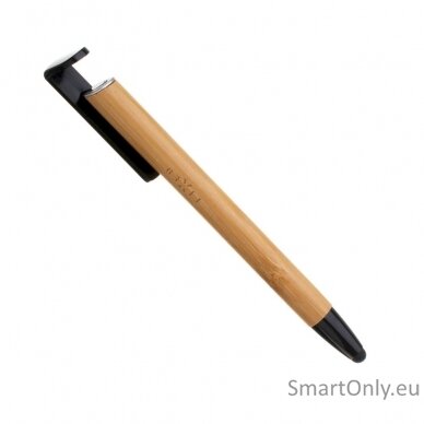 Fixed | Pen With Stylus and Stand | 3 in 1 | Pencil | Stylus for capacitive displays; Stand for phones and tablets | Bamboo 1