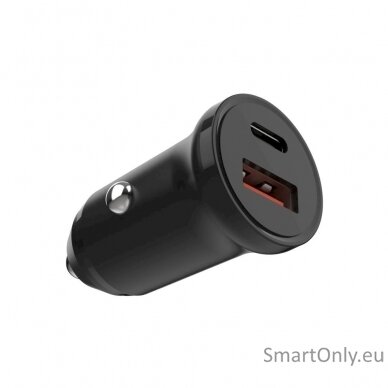 FIXED USB-C/USB Car Charger 20W, Black 5