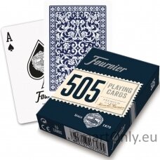 fournier-505-pokerio-kortos-melyna