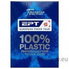 Fournier EPT pokerio kortos (Mėlynos)