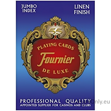 Fournier 818 Linen Finish Pokerio kortos (Mėlyna) 4