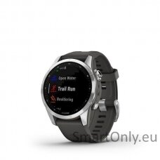 Garmin Fenix 7S Stainless Steel w/Graphite Band,EMEA/AUS/NZ/AFR/SAM