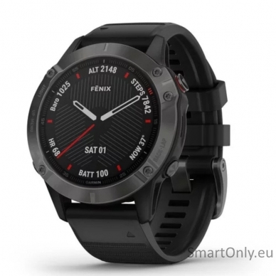 Išmanusis laikrodis Garmin Fenix 6S PRO Black