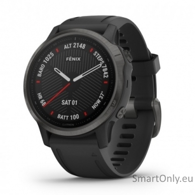 Išmanusis laikrodis Garmin Fenix 6S Saphire Carbon Grey