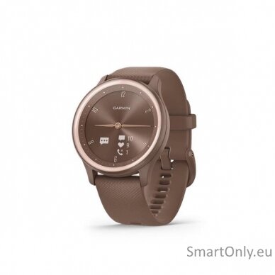 Garmin vivomove Sport Watch, WW, Cocoa, Silicone 1