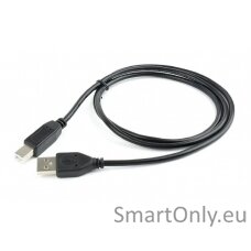 Gembird Cable USB2 AM-BM 1 m, Black, USB B, USB A