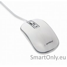 Gembird Optical USB mouse MUS-4B-06-WS Optical mouse White/Silver