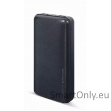 Gembird Power Bank PB20-02 20000 mAh, Black, 12 W