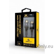 Gembird Ultra High speed HDMI cable with Ethernet, 8K select plus series CCB-HDMI8K-3M HDMI 2.1 downwards, 3 m,  2 x Type-A