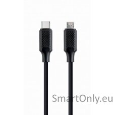 Gembird USB Type-C to micro-USB charging & data cable CC-USB2-CMMBM-1.5M 1.5 m, Black, USB Type-C, USB micro-B