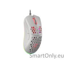 Genesis Gaming Mouse Krypton 555 Wired USB 2.0 Gaming Mouse White