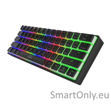 Genesis THOR 660 RGB Mechanical Gaming Keyboard Ultra-fast response time; Dual connectivity mode; Choose your favourite RGB lighting mode, build a deadly combo, and set up macros and profiles; Supported Operating Systems: Android, Linux, Windows 10, Windo