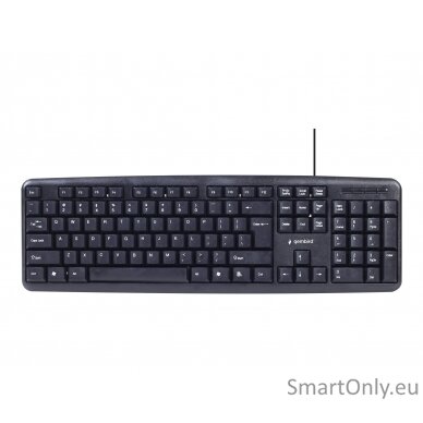 Gembird 4-in-1 Multimedia office set KBS-UO4-01 Keyboard, Mouse, Pad and Headset Set Wired Mouse included US Black 630 g 5