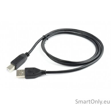 Gembird Cable USB2 AM-BM 1 m, Black, USB B, USB A 1