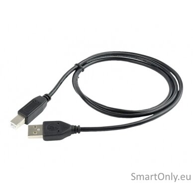 Gembird Cable USB2 AM-BM 1 m, Black, USB B, USB A 10