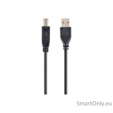 Gembird Cable USB2 AM-BM 1 m, Black, USB B, USB A 7