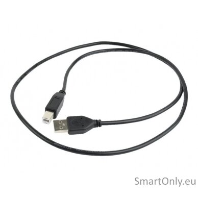 Gembird Cable USB2 AM-BM 1 m, Black, USB B, USB A 8