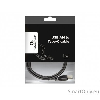 Gembird Cable USB2 AM-BM 1 m, Black, USB B, USB A 9