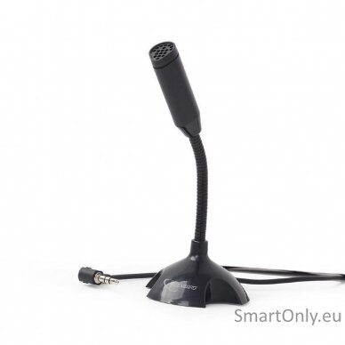 Gembird | Desktop microphone | MIC-D-02 | 3.5 mm | Black | 3.5 mm audio plug