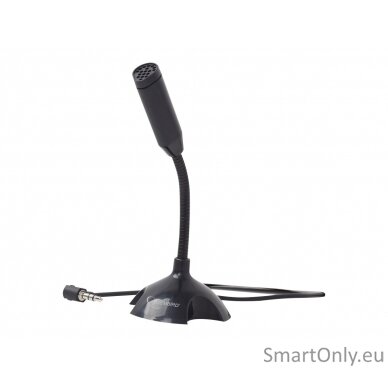 Gembird | Desktop microphone | MIC-D-02 | 3.5 mm | Black | 3.5 mm audio plug 2