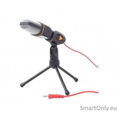 Gembird | Desktop microphone with a tripod | MIC-D-03 | Built-in microphone | 3.5 mm | Black 4