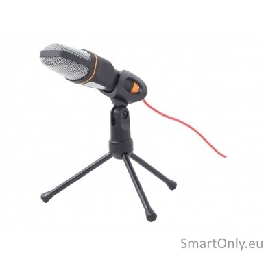 Gembird | Desktop microphone with a tripod | MIC-D-03 | Built-in microphone | 3.5 mm | Black 6