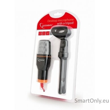 Gembird | Desktop microphone with a tripod | MIC-D-03 | Built-in microphone | 3.5 mm | Black 3