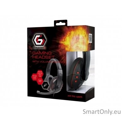 Gembird Glossy Black, Gaming headset with volume control, Built-in microphone, 3.5 mm 8