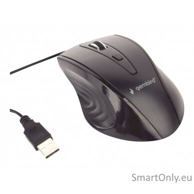 Gembird Mouse  MUS-4B-02 USB Wired Standard Black 3