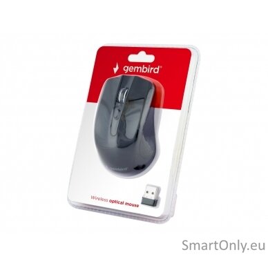 Gembird Mouse MUSW-4B-04 Standard Black Wireless 3