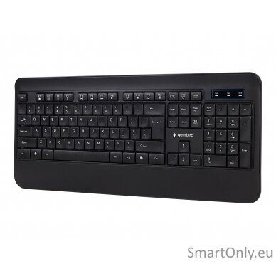 Gembird Multimedia Keyboard KB-UML-03	 Multimedia Wired US Black 5