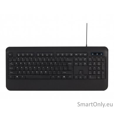 Gembird Multimedia Keyboard KB-UML-03	 Multimedia Wired US Black 6