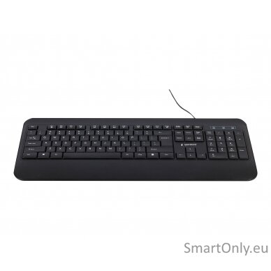 Gembird Multimedia Keyboard KB-UML-03	 Multimedia Wired US Black 7