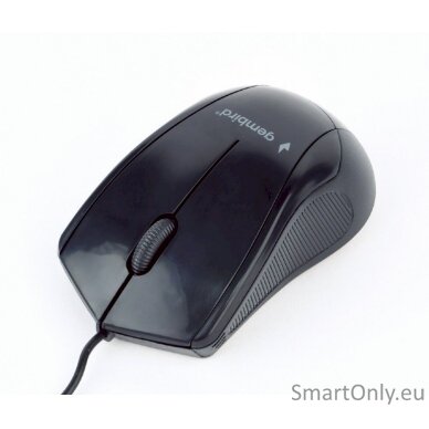 Gembird MUS-3B-02 Optical mouse Black 2