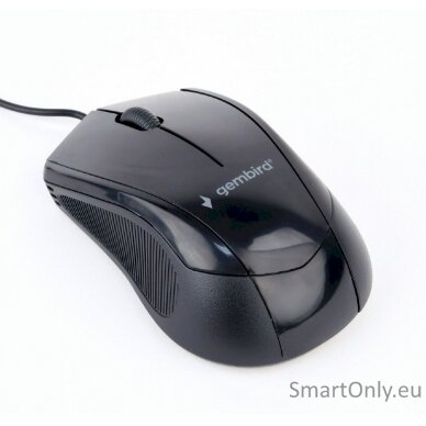 Gembird MUS-3B-02 Optical mouse Black