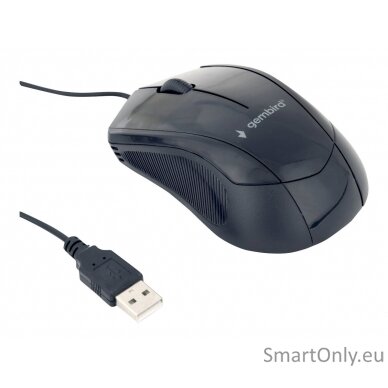 Gembird MUS-3B-02 Optical mouse Black 4