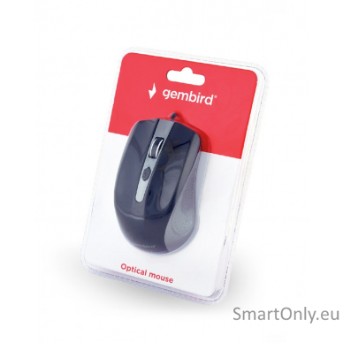 Gembird MUS-4B-01-GB Optical Mouse Spacegrey/Black USB 1