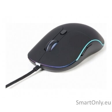 Gembird MUS-UL-02 Illuminated large size wired mouse, USB Gembird 1