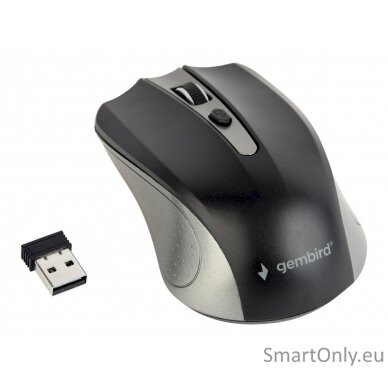 Gembird MUSW-4B-04-GB 2.4GHz Wireless Optical Mouse USB Optical Mouse Spacegrey/Black 4